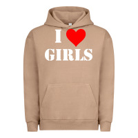 Pigment Burro i love girls Urban Hoodie - artisFamous