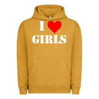 Pigment Peanut Butter i love girls Urban Hoodie - artisFamous