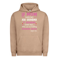 Pigment Burro if mom says no ask grandma if grandma says no Urban Hoodie - artisFamous