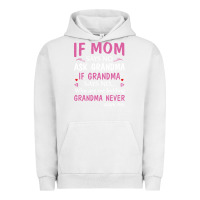 Pigment Lunar Rock if mom says no ask grandma if grandma says no Urban Hoodie - artisFamous
