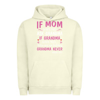 Pigment Pistachio if mom says no ask grandma if grandma says no Urban Hoodie - artisFamous