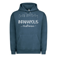 Pigment Midnight Navy indiana Urban Hoodie - artisFamous