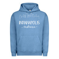Pigment Pebble Blue indiana Urban Hoodie - artisFamous