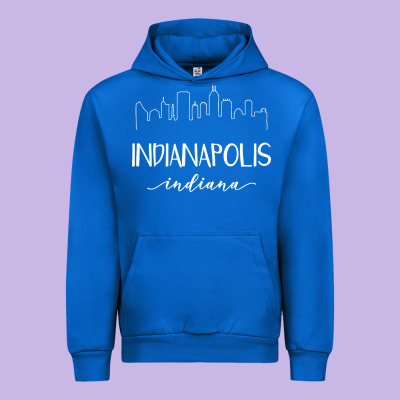 Indiana Urban Hoodie Designed By Artisfamous