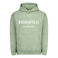 Pigment Oil Green indiana Urban Hoodie - artisFamous