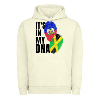 Pigment Pistachio jamaican and haitian mix flag dna heritage Urban Hoodie - artisFamous