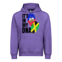 Tulip jamaican and haitian mix flag dna heritage Urban Hoodie - artisFamous
