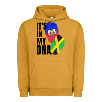 Pigment Peanut Butter jamaican and haitian mix flag dna heritage Urban Hoodie - artisFamous