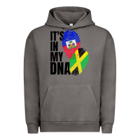 Pigment Tornado jamaican and haitian mix flag dna heritage Urban Hoodie - artisFamous