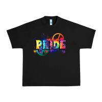 Black Hippie pride Urban Heavy Tee - FaDigitalArtStudio