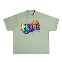 Oil Green Hippie pride Urban Heavy Tee - FaDigitalArtStudio