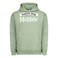 Pigment Oil Green World's Best Mamaw Ever Urban Hoodie - artisFamous