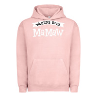 Pigment Salmon World's Best Mamaw Ever Urban Hoodie - artisFamous