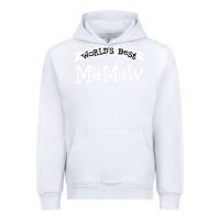 White World's Best Mamaw Ever Urban Hoodie - artisFamous
