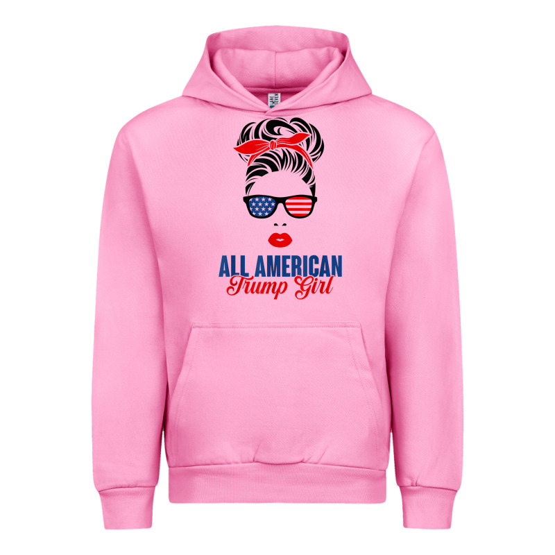 All American Trump Girl Urban Hoodie by artisFamous | Teevron