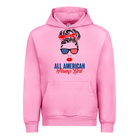 Fuchsia Pink all american trump girl Urban Hoodie - artisFamous