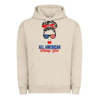 Pigment French Oak all american trump girl Urban Hoodie - artisFamous