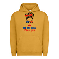 Pigment Peanut Butter all american trump girl Urban Hoodie - artisFamous