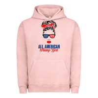 Pigment Salmon all american trump girl Urban Hoodie - artisFamous