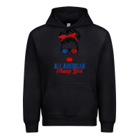 Black all american trump girl Urban Hoodie - artisFamous