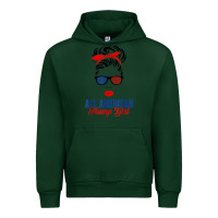 Forest Green all american trump girl Urban Hoodie - artisFamous