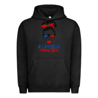 Pigment Black all american trump girl Urban Hoodie - artisFamous