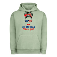 Pigment Oil Green all american trump girl Urban Hoodie - artisFamous