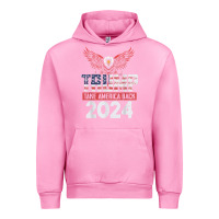 Fuchsia Pink trump 2024 take america back Urban Hoodie - artisFamous
