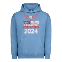 Pigment Pebble Blue trump 2024 take america back Urban Hoodie - artisFamous