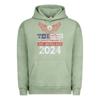 Pigment Oil Green trump 2024 take america back Urban Hoodie - artisFamous