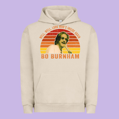 Bo Burnham T-shirt, Well, Well. Look Who's Inside Again Urban Hoodie Designed By Artisfamous