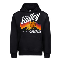 Black the valley oop phoenix basketball retro sunset basketball t shirt Urban Hoodie - artisFamous