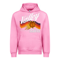 Fuchsia Pink the valley oop phoenix basketball retro sunset basketball t shirt Urban Hoodie - artisFamous