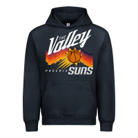 Navy the valley oop phoenix basketball retro sunset basketball t shirt Urban Hoodie - artisFamous