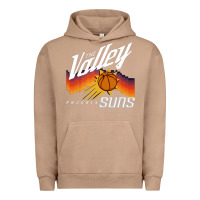 Pigment Burro the valley oop phoenix basketball retro sunset basketball t shirt Urban Hoodie - artisFamous