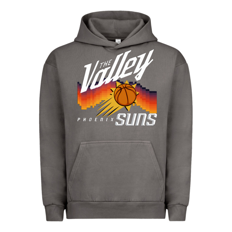 The Valley Oop Phoenix Basketball Retro Sunset Basketball T Shirt Urban Hoodie by artisFamous | Teevron