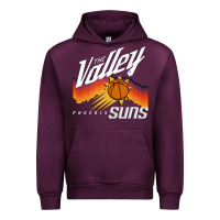 Mauve Wine the valley oop phoenix basketball retro sunset basketball t shirt Urban Hoodie - artisFamous