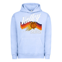 Pigment Grape Ice the valley oop phoenix basketball retro sunset basketball t shirt Urban Hoodie - artisFamous