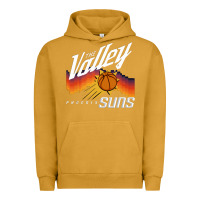 Pigment Peanut Butter the valley oop phoenix basketball retro sunset basketball t shirt Urban Hoodie - artisFamous