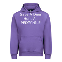 Tulip save a deer   hunt a pedophil Urban Hoodie - artisFamous