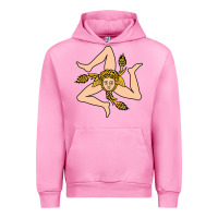 Fuchsia Pink sicilian triskelion Urban Hoodie - artisFamous