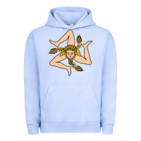 Pigment Grape Ice sicilian triskelion Urban Hoodie - artisFamous