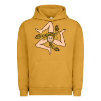 Pigment Peanut Butter sicilian triskelion Urban Hoodie - artisFamous
