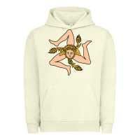 Pigment Pistachio sicilian triskelion Urban Hoodie - artisFamous