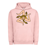 Pigment Salmon sicilian triskelion Urban Hoodie - artisFamous