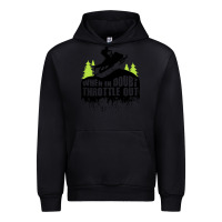 Black snowmobile throttle Urban Hoodie - artisFamous