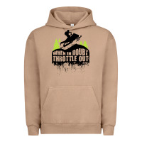 Pigment Burro snowmobile throttle Urban Hoodie - artisFamous