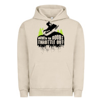 Pigment French Oak snowmobile throttle Urban Hoodie - artisFamous