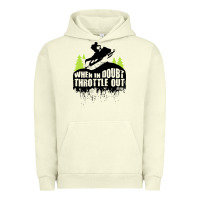 Pigment Pistachio snowmobile throttle Urban Hoodie - artisFamous