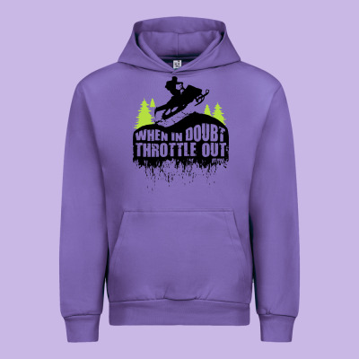 Snowmobile Throttle Urban Hoodie Designed By Artisfamous